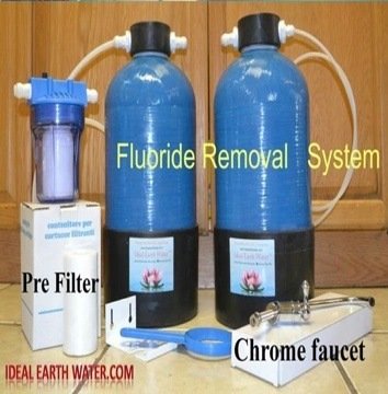 Under-Sink Fluoride Removal Water Filter System | Ideal Earth Water